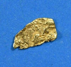 Alaskan-Yukon BC Gold Rush Natural Gold Nugget 0.11 Grams Genuine