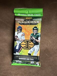 2021 Panini Illusions NFL Trading Cards 20-Card Value Pack FACTORY SEALED