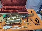 V•Vintage 1960s Collegaite Alto Saxophone by Holton Elkhorn Wisconsin 566 392809