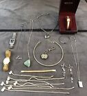 Costume Jewelry And Watches - Junk Drawer Mixed Lot-Wearable