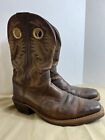 Ariat Heritage Roughstock Square Toe Boots US 12 D Brown Western Cowboy Boots