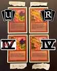 VINTAGE MTG Lot- CHAOSLACE 1 each Unlimited, Revised, 4th, ALTERNATE 4th Edition