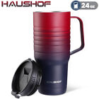 HAUSHOF 24 oz Tumbler Travel Mug Double Wall Vacuum Insulated Coffee Travel Mugs