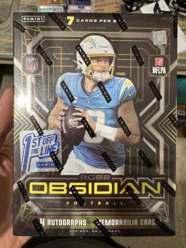 2022 Panini Obsidian NFL Football Factory Sealed First Off The Line FOTL Box
