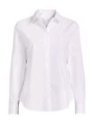 Time and Tru Women's Long Sleeve Button Down Shirt XXXL (22) White #NEW