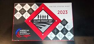 2023 U.S. Mint American Women Quarters Silver Proof Set - 5 Honorees - SF Mint