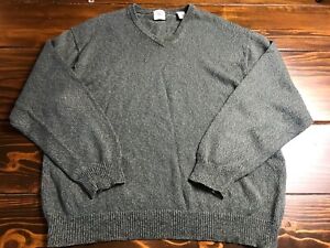Latitude Sweater, Men's Size Large, Gray Tan, V-neck, Long Sleeve, Pullover