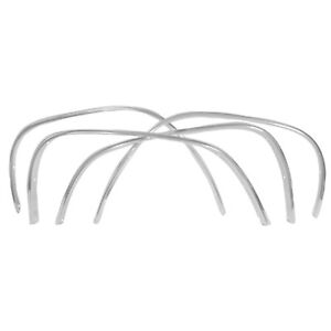 1966 Chevy Impala Wheel Opening Moldings 4 Piece Set Front Rear Right Left-M1730 (For: 1966 Chevrolet Impala)