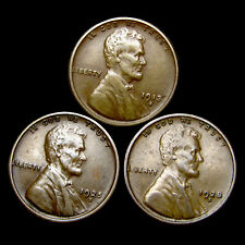 1913-S 1925-S 1928-S Lincoln Cent Wheat Penny -- Nice Details Coin Lot -- #QT450