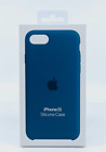 OEM Genuine Apple Silicone Case for iPhone SE / 7 / 8 - Abyss Blue