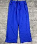 Urbane Ultimate Pants Womens Extra Large Blue Elastic Waist Scrub 9300