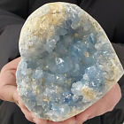 New Listing3.43LB Natural and beautiful blue white crystal cave mineral sample