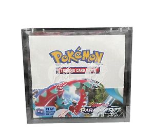 Pokemon Magnetic Booster Box Acrylic Case!Protective Display. CASE ONLY.