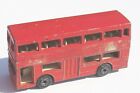 Lesney Matchbox THE LONDONER Bus No Decals Double Decker 1972 Superfast Red 17
