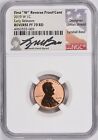 2019 W Lincoln Shield Cent NGC Reverse PF70 RD Lyndall Bass Signed Early Rel 069