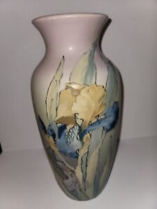 Rare Weller Ware Pottery Iris Vase 15