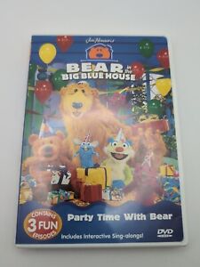 Bear In the Big Blue House DVD Party Time With Bear 2000 Jim Henson Rare