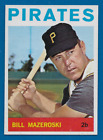 1964 Topps Bill Mazeroski Card High 570 Pittsburgh Pirates CENTERED Near Mint NM