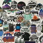 50 Stickers - Hiking, Camping, Fishing, Travel, Adventure, Outdoor Sticker Lot