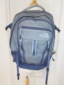 The North Face Surge Backpack Blue Padded Travel Laptop Case/Hiking