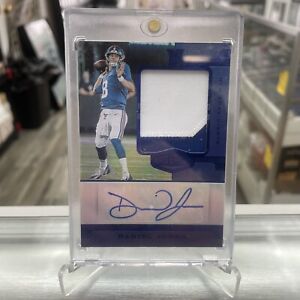 2019 Panini Plates and Patches Daniel Jones RPA /50 Rookie Patch Auto