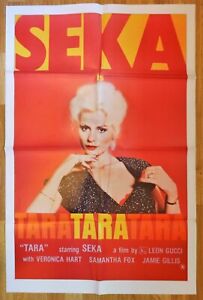 TARA TARA TARA starring SEKA - 1980 Adult Movie Poster 27x41