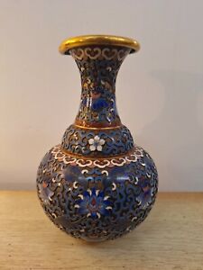 Vintage Asian Cloisonné Vase