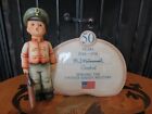 Hummel Goebel Soldier Boy 50 Years Serving the U.S. Military 726 Plaque Figurine