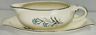 Taylor Smith Taylor Versatile *BLUE & PINK FLOWERS* GRAVY BOAT W/LINER PLATE*