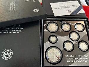 2020-S United States Mint Limited Edition Silver Proof Set in OGP - Blast White!