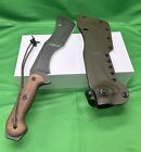 T.M. Hunt Custom M-18 Fixed Blade Knife Micarta w/ Green Sheath (10