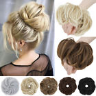 Women Girls Donut Hair Scrunchie Natural Easy Bun Hairpiece Messy Updo Extension