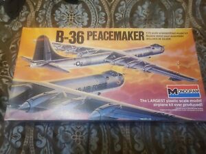 Monogram B-36 Peacemaker 1980 1/72 USAF Model OPEN BOX SUPER NICE NEW INSIDE