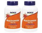 2X Now Foods Niacinamide (Vitamin B-3) 500 mg 100 Capsules  FREE SHIPPING