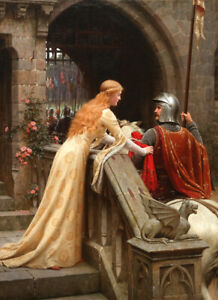God Speed by Edmund Blair Leighton Oil painting Giclee printed on canvas L2451