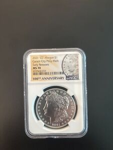 2021 cc privy mark morgan silver dollar early release ms 70
