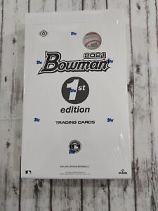New Listing2021 Bowman Baseball 1st Edition Hobby Box Topps Factory Sealed
