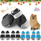 4Pcs Fall Winter Pet Shoes Washable Anti-slip Rain Boots Snow Booties Dog Sock