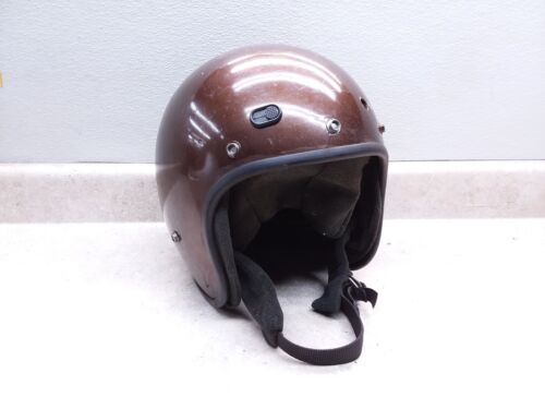 BELL Motorcycle Open Face Helmet 5-Snap Size 8-64cm Toptex Magnum? VINTAGE ANX-C