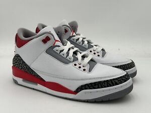 Nike Air Jordan III 3 OG Fire Red 2022 VNDS Size 10 100% Authentic