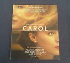 CAROL DVD Awards Screener FYC Promo 2015 Cate Blanchett, Rooney Mara GD