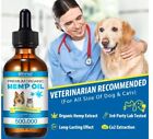 Hemp Oil Dogs AND Cats Pain Anxiety Stress Calming Drops 100% Organic EXP 2026