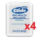 NEW Oral-B Glide Pro-Health Dental Floss (Pack of 4) Travel Pack 4m (4.3yd) Each