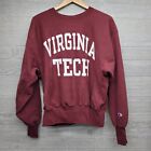 Vintage Champion Reverse Weave Virginia Tech Hokies Sweatshirt Size Large