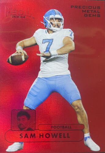 New Listing2022 Skybox Metal Universe Champions Red PMG /100 Sam Howell #RMUC-11 Rookie RC