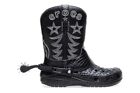 Crocs Classic Cowboy Boot High Mens Boots Black 208695-001 NEW/NWOB Size 4
