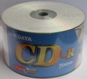 50 Pack RiDATA Audio CD-R 40X 700MB