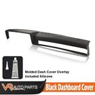 Black Molded Dashboard Dash Cap Cover Fit For 81-91 Chevrolet GMC C/K/R Pickup (For: More than one vehicle)