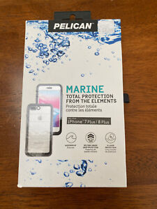 Pelican Marine Total Protection Case iPhone 7 Plus / 8 Plus Black / Clear