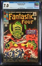Fantastic Four #49 CGC FN/VF 7.0 2nd Silver Surfer 1st Full Galactus! Marvel